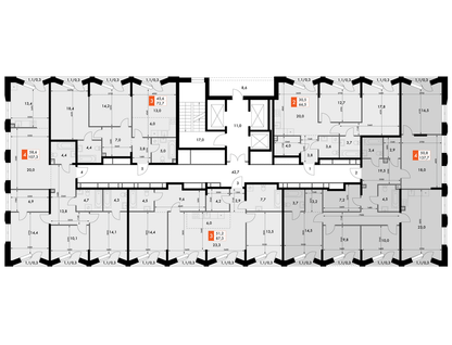 4-к. квартира, 137&nbsp;м²