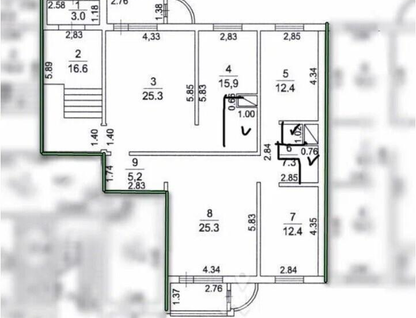Помещение свободного назначения, 123&nbsp;м²