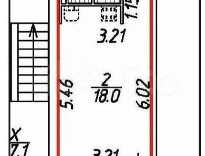 Студия, 24 м²