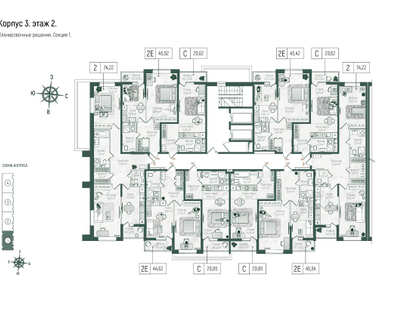 Студия, 31 м²