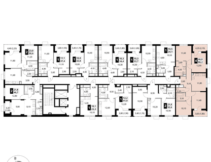 4-к. квартира, 86&nbsp;м²