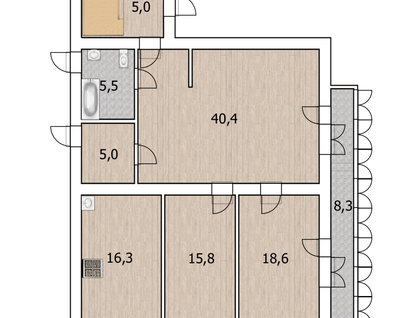 8-к. квартира, 230,3&nbsp;м²