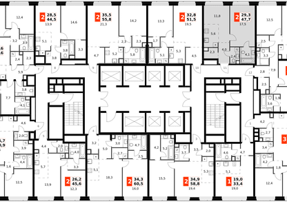 2-к. квартира, 47&nbsp;м²