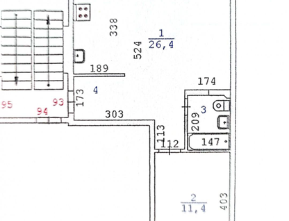 2-к. квартира, 44,1&nbsp;м²
