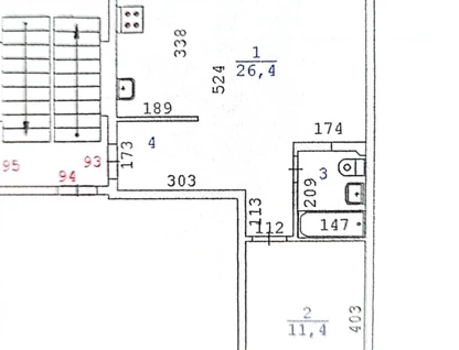 2-к. квартира, 44,1&nbsp;м²