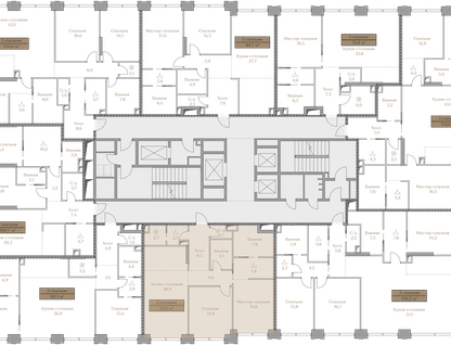 2-к. квартира, 92&nbsp;м²