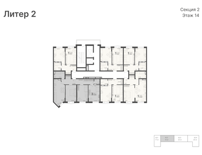 1-к. квартира, 37 м²