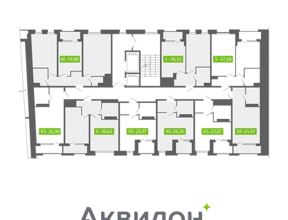 Студия, 24&nbsp;м²