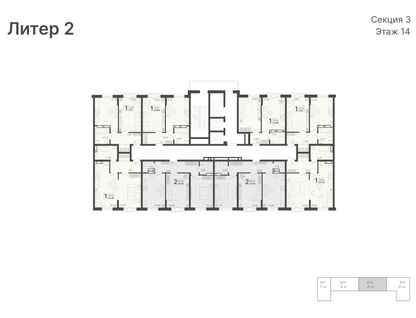 1-к. квартира, 36&nbsp;м²