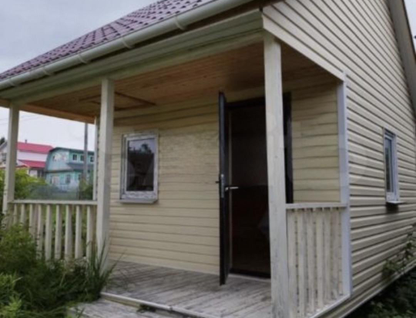 Одноэтажная дача, 24 м²