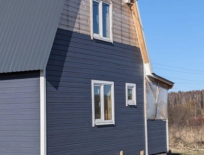 Двухэтажная дача, 80 м²