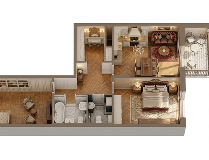 2-к. квартира, 66,9&nbsp;м²