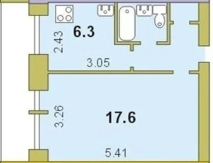 1-к. квартира, 314 м²