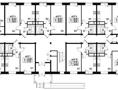 1-к. квартира, 35&nbsp;м²