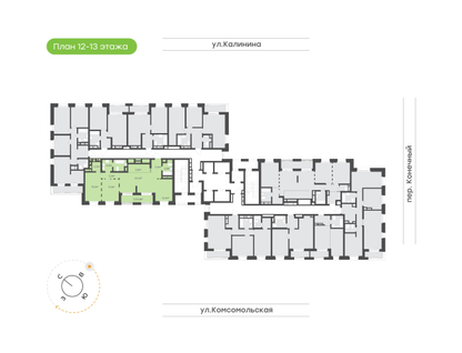 3-к. квартира, 96 м²