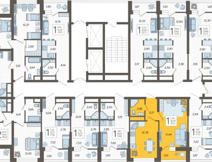 1-к. квартира, 39&nbsp;м²