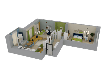 3-к. квартира, 68 м²