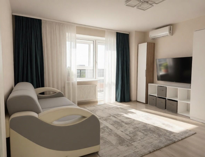 1-к. квартира, 43,4&nbsp;м²