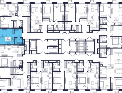 Студия, 29&nbsp;м²