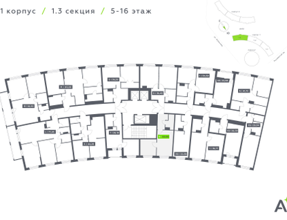 Студия, 30&nbsp;м²