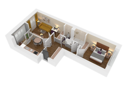 2-к. квартира, 54&nbsp;м²