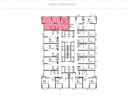 3-к. квартира, 72&nbsp;м²