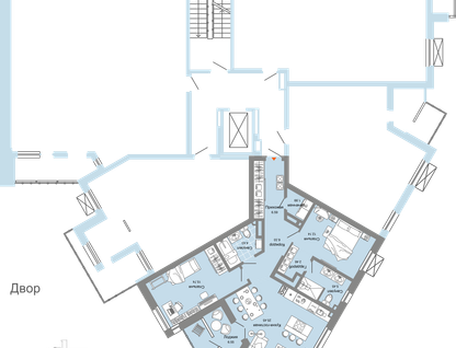 3-к. квартира, 86&nbsp;м²