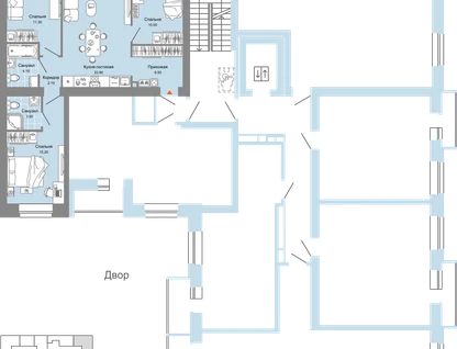 4-к. квартира, 76&nbsp;м²