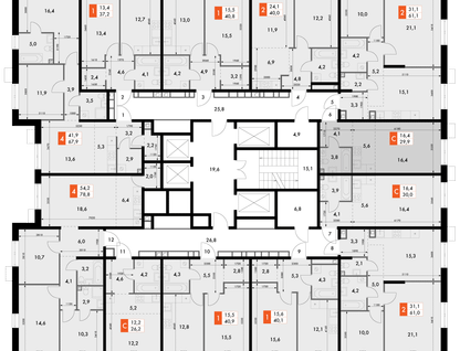 Студия, 29 м²