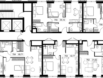 2-к. квартира, 63&nbsp;м²