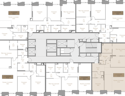 2-к. квартира, 101&nbsp;м²