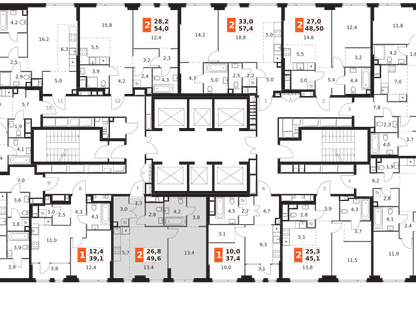 2-к. квартира, 49&nbsp;м²