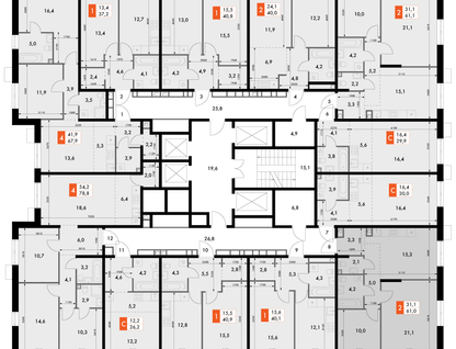2-к. квартира, 61&nbsp;м²