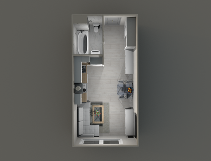 Студия, 22,8&nbsp;м²