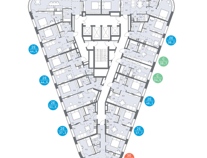 Студия, 27&nbsp;м²