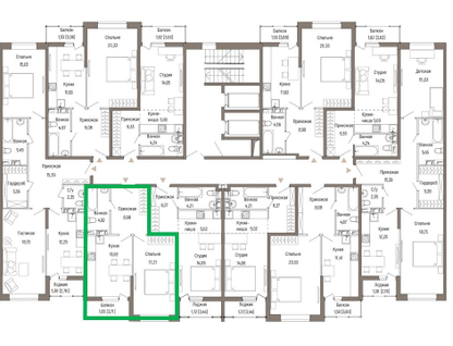 1-к. квартира, 46&nbsp;м²