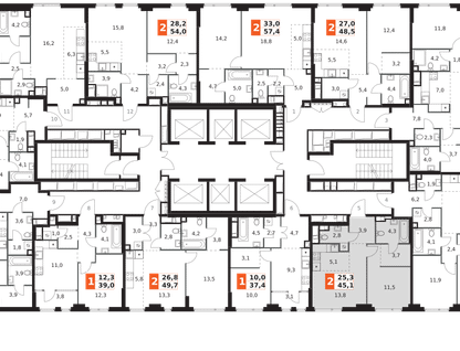 2-к. квартира, 45&nbsp;м²