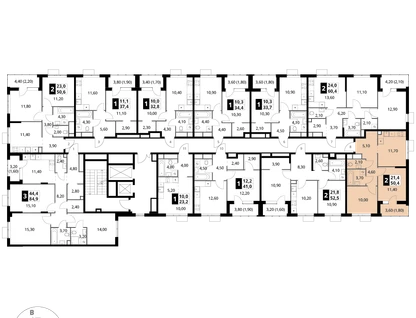 2-к. квартира, 50&nbsp;м²