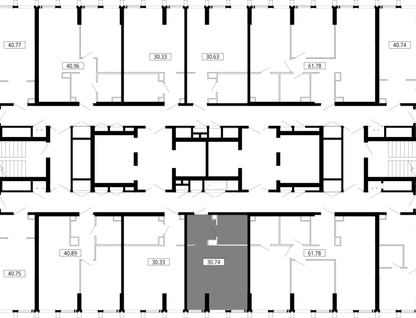 Студия, 30&nbsp;м²