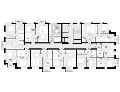 Студия, 25&nbsp;м²