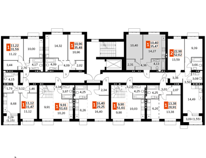 1-к. квартира, 35 м²
