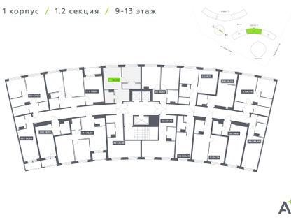 Студия, 36&nbsp;м²