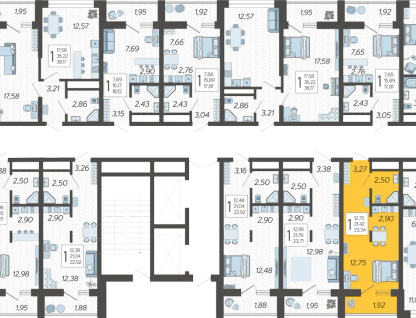 Студия, 23 м²