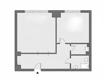 1-к. квартира, 39,6 м²
