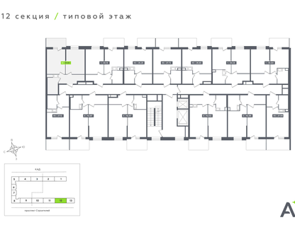 Студия, 37&nbsp;м²