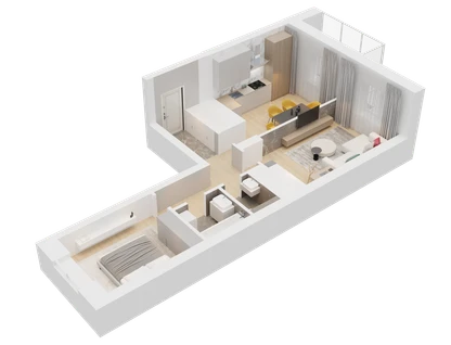 2-к. квартира, 58&nbsp;м²