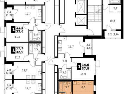 2-к. квартира, 48 м²