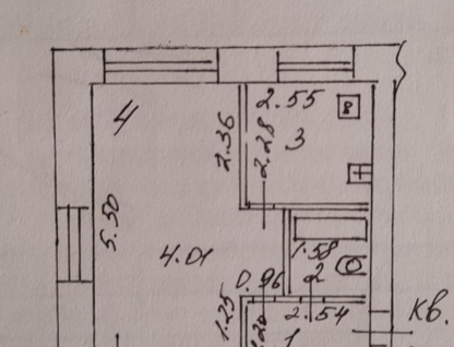 1-к. квартира, 32,1 м²