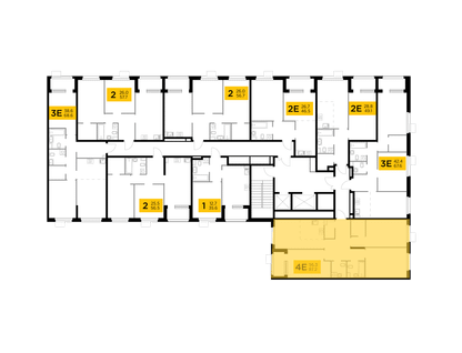 4-комнатная квартира, 87&nbsp;м²