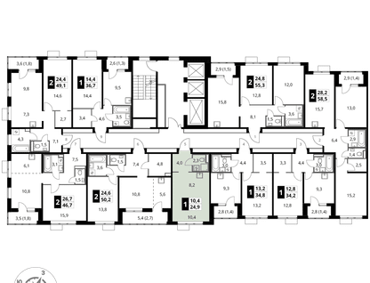Студия, 24&nbsp;м²